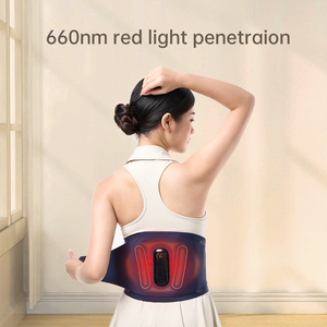 Vibration Belly Back <span class=keywords><strong>Massage</strong></span> gerät Rotlicht therapie Taillen <span class=keywords><strong>massage</strong></span> gerät zur Schmerz linderung Elektrisches Taillen <span class=keywords><strong>massage</strong></span> gerät Maschine Lendenwirbel stütze - Product Image 6