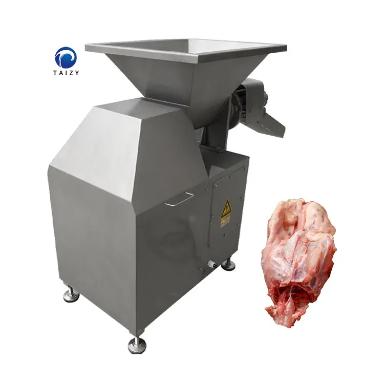 Máquina extractora de separador de huesos de carne de acero inoxidable, equipo de procesamiento de alimentos