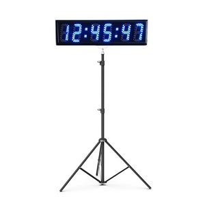 Jhering 5 pollici giallo orologio da corsa manuale cavallo conto alla rovescia Timer e cronometro da numeri elettrici per lo sport - Product Image 1