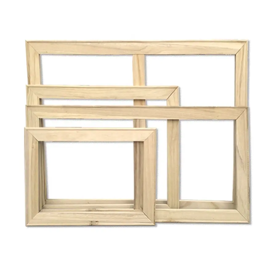Popular de madera de pino marco para lona estirada