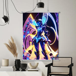 Toptan özel tasarım Polyester duvar asılı kaydırma afiş posteri dekorasyon için - Product Image 2