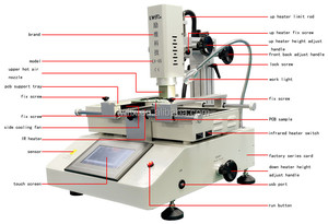 LV-05 4500W BGA Rework istasyonu IR6500 isıtma kızılötesi Reballing makinesi ab nakliye yeni durum çekirdek dahil Motor rulman - Product Image 3
