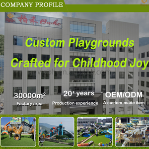 BAIHE حديد سلسلة معدات تسلية عاجزة ، PE صافي الأحمر الغزل الدراجة معدات بلاستيكية ملعب في الهواء الطلق - Product Image 5