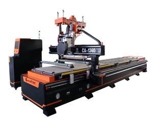 Máquina enrutadora CNC ATC industrial de 4 ejes con cabezal láser de hoja de sierra para madera y metal 1325 2030 2128 1328 con controlador Syntec - Product Image 1