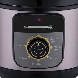 Pentola a pressione elettrica intelligente personalizzata 5L nuovo stile coperchio Anti-scottatura in acciaio inox interfaccia tedesca per uso domestico - Product Image 3