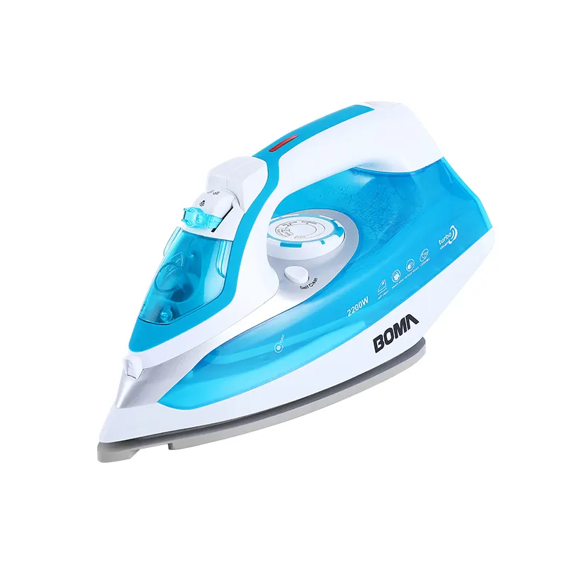 BOMA Hot Selling Handy Electric Dry Iron New Design Clothes Home Standing Cheap Adjustable Temperature Control Steam Iron