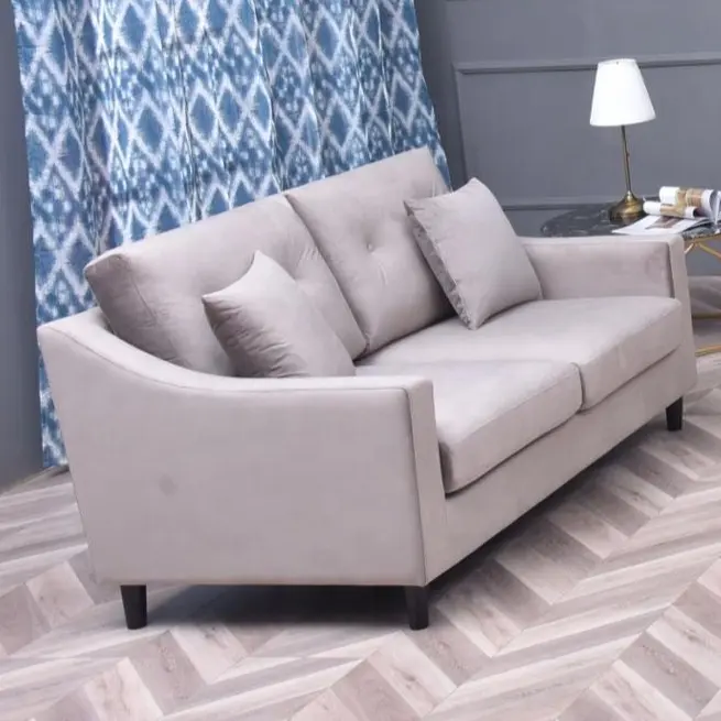 China fábrica novo modelo móveis sala de estar conjunto moderno sofá de tecido s001