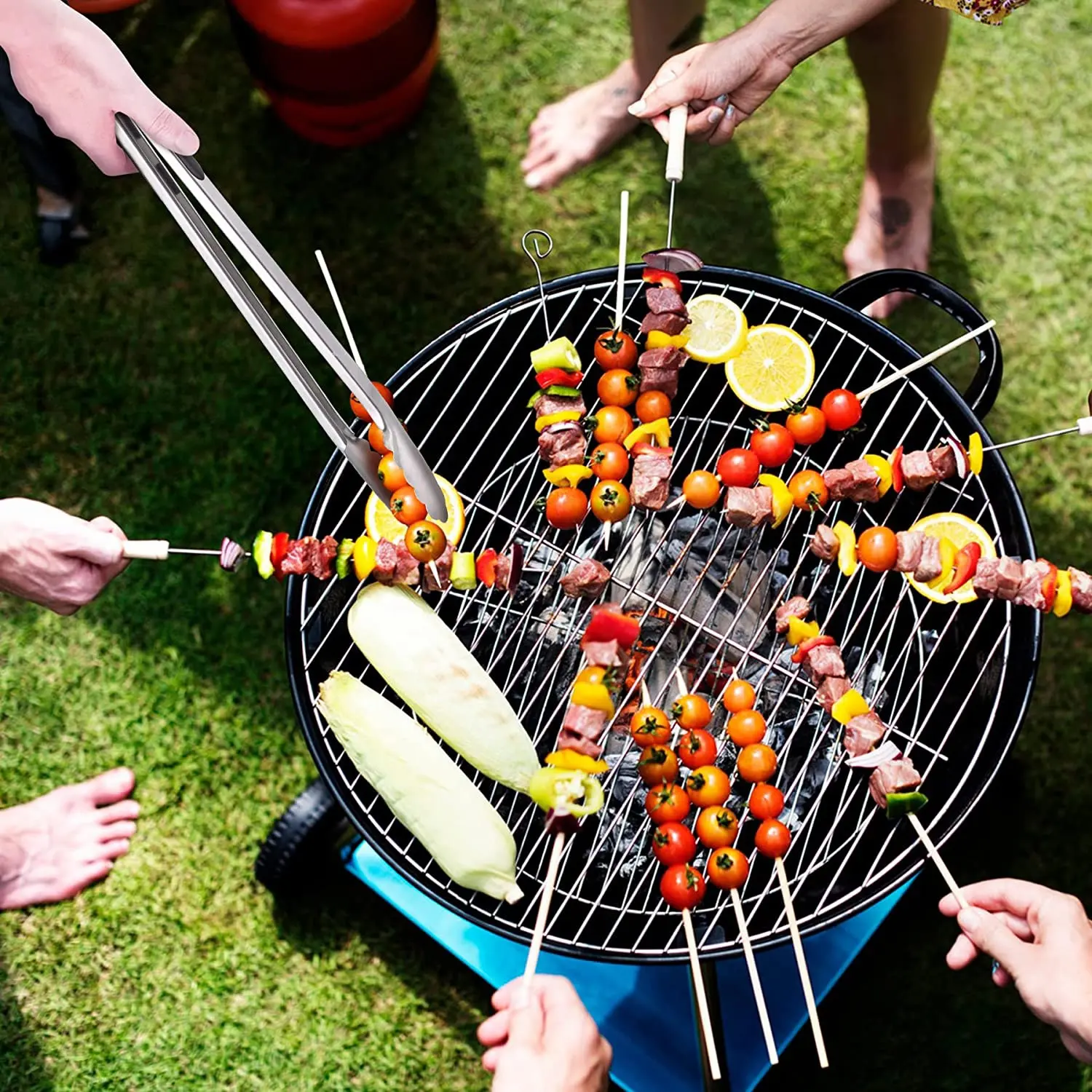 Extra Lange Roestvrijstalen Barbecuetang