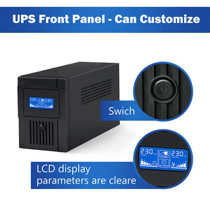 <strong>UPS</strong> Battery Uninterruptible Power <strong>UPS</strong> 1200VA 1500VA No Break <strong>Computer</strong> <strong>Backup</strong> <strong>Offline</strong> <strong>UPS</strong> With LCD Display - Product Image 3