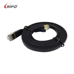 Cat8 FTP/SFTP düz yama kablosu 1M/3m/5 m-çıplak bakır ve CCA RJ45 konektörü-ultra hızlı ağ çözümü - Product Image 1