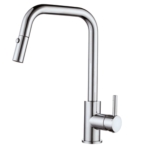 360 độ xoay kéo ra phun bồn rửa nhà bếp Vòi Mixer <span class=keywords><strong>tap</strong></span> xử lý duy nhất lỗ vòi bếp - Product Image 1