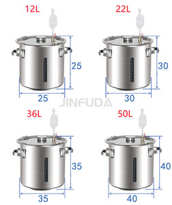 12L Fully Equipped <strong>Brewery</strong> and Home Home Use Making Machine Wine Beer Brewing Equipment - Product Image 2