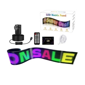 Ad alta luminosità intelligente flessibile schermo a Led USB 5v controllo App Led segno di bordo scorrimento schermo per la pubblicità - Product Image 3