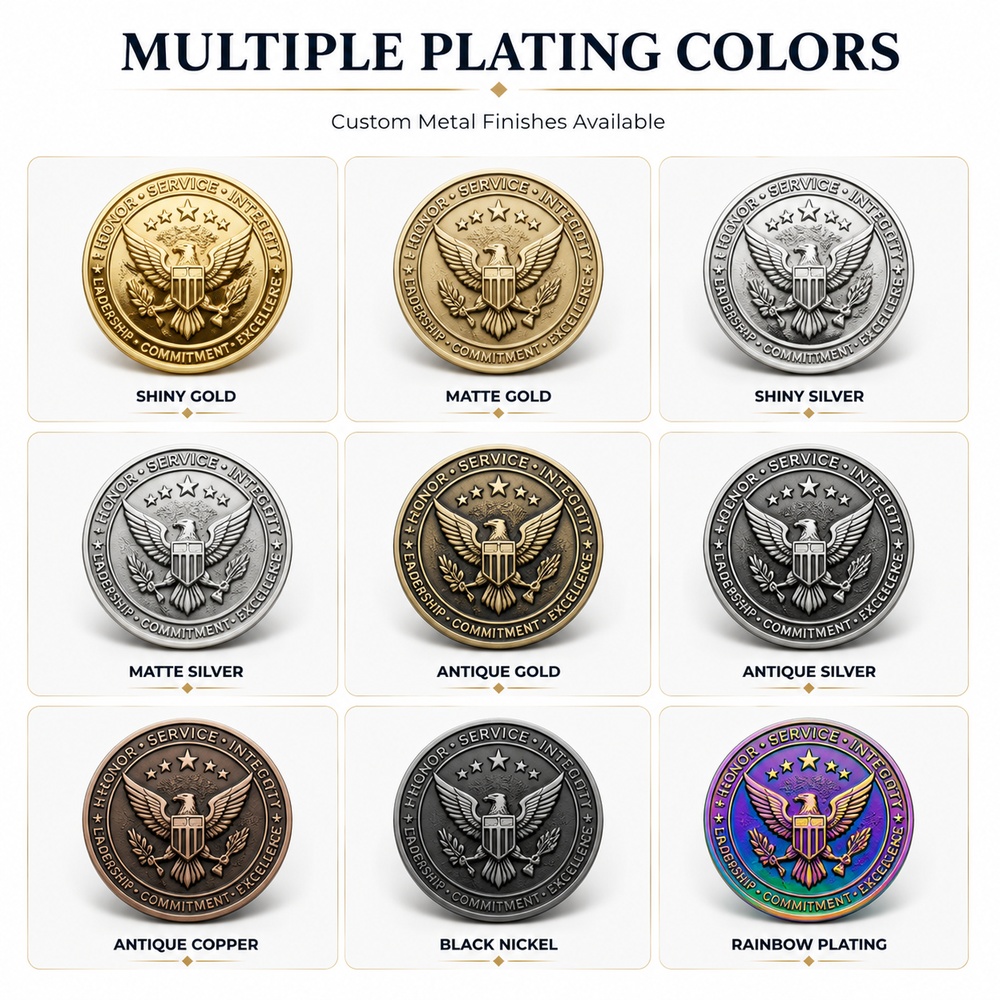 Electroplating color