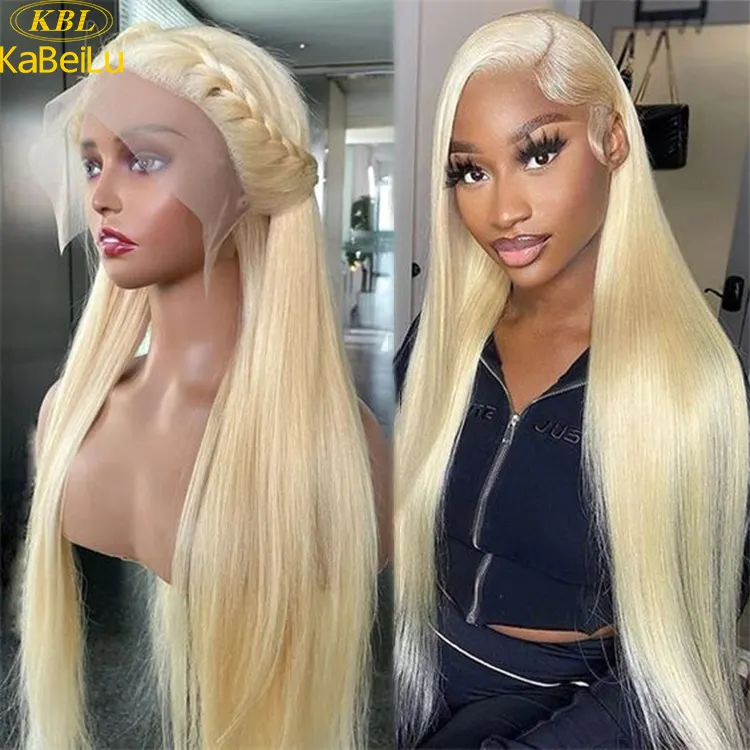 Kbl stores peruca, francês trançado cheio renda para mulheres negras, 100% virgim cabelo humano peruca 613