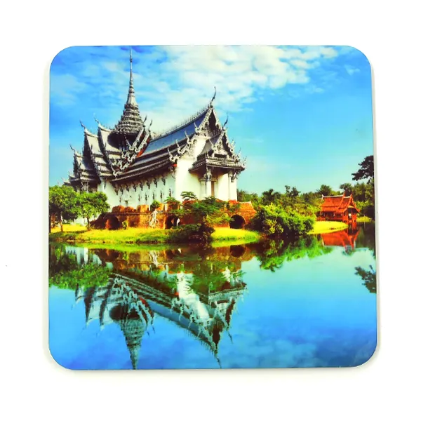 Sublimation MDF Square Coaster DIY Wooden Hardboard Blank Coaster 9.5*9.5cm Without Cork