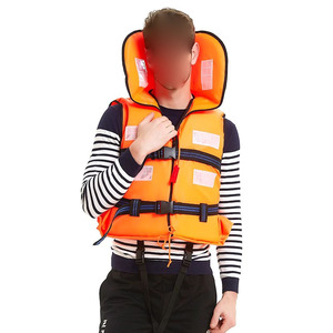 سترات نجاة بأطواق كبيرة ، سترات نجاة بحرية للبالغين ، طفو عالي ، جواكيت نجاة للطاقم والركاب - Product Image 4