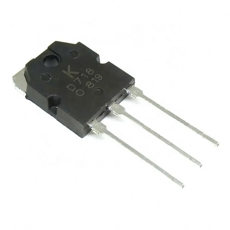 NovoFonte de alimentação sonora de alta potência D718 Transistor 10A 120V TO-3P KTD718