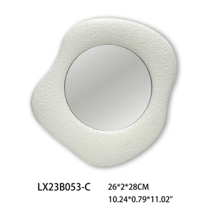INNOVA espelho de parede decorativo MGO branco para quarto, design moderno e exclusivo para sala de estar