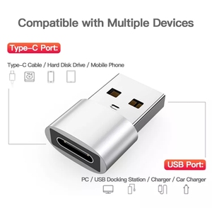 Type c Adapter <strong>USB</strong>-C <strong>to</strong> <strong>USB</strong> Adapter Converter Type-C Male <strong>to</strong> <strong>USB</strong> Female Adapter for Charging Data Transfer - Product Image 2