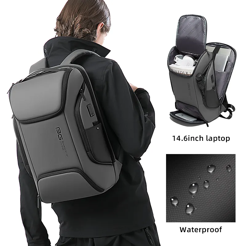 Мужской рюкзак для ноутбука 15,6 дюйма, с usb-портом
