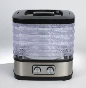 Food Dehydrator Machine | 5 Stackable Stainless Steel Trays Jerky Dryer with <strong>Digital</strong> Adjustable <strong>Timer</strong> and <strong>Temperature</strong> <strong>Control</strong> - Product Image 3