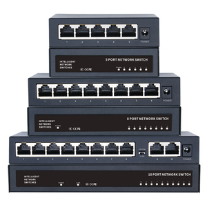 Interruttore di rete 5ch 10/100/1000Mbps con custodia in metallo Gigabit Ethernet interruttore di rete Desktop 5 porte gigabit - Product Image 3