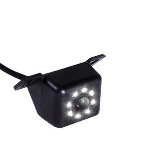 OEM 8 LED IR visión nocturna cámara de visión trasera de coche 170 grados gran angular Hd Color imagen impermeable aparcamiento cámara de marcha atrás - Product Image 1
