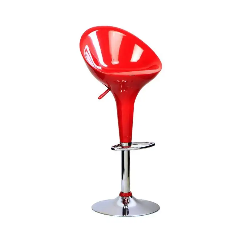 Bom Preço Altura Ajustável ABS Bar Chair Com Metal Chromed Base China Manufacturing Bar Stool