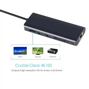 Vendita calda hub usb 6 in 1 tipo-c a rj45 porta ethernet tipo-c a hub multifunzione - Product Image 5