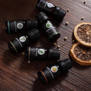 Aromaterapi kiti 10ML lavanta esansiyel yağlar içerir bitki nemlendirici masaj takım bucenylang-ylang Myrrh kireç - Product Image 1