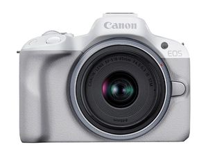 RF-S 18-45mm Lens ile yeni CanonnN EOS R50 için uygun fiyat-beyaz