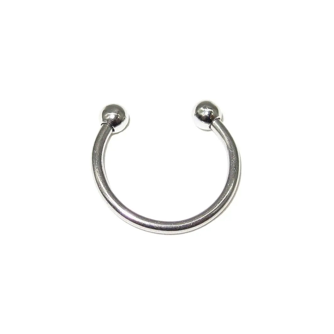 Horseshoe Circular Septum Nasenring Chirurgischer Stahl Nippel Reifen Nase Septum Augenbrauen Ohr Piercing Körpers chmuck