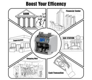 HL-S210 Money Counting and <strong>Sorting</strong> <strong>Machine</strong> with <strong>Double</strong> <strong>CIS</strong> 2 Pockets Forged <strong>Note</strong> Detection Built-in Print TFT Display - Product Image 6