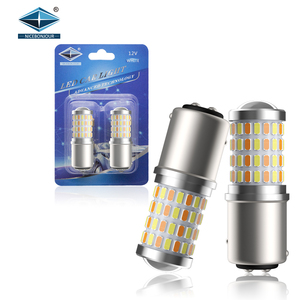 LED T20 7440 W21w電球7443 144smd LED Canbusエラーなし/点滅なし1156 P21w Bau15s PY21wランプターンシグナルライト車用 - Product Image 3