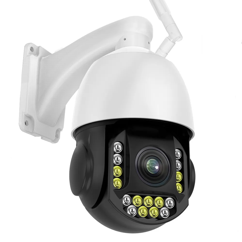 1080p 5mp 8mp 4k 30X zoom ai smart outdoor hd wireless ptz optics wifi 4G sorveglianza e telecamera di rete ip wifi