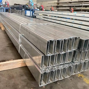Montaje de persiana enrollable, riel de guía galvanizado para puerta rodante