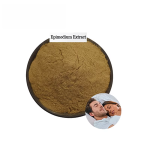Pó de Extrato de Epimedium de Alta Qualidade Orgânico Solúvel em Água Icariin Natural Horny Goat Weed - Product Image 1