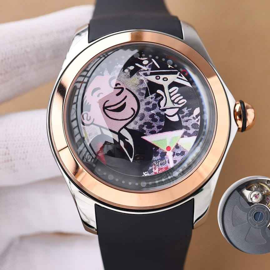 Steel With Black PVD Case