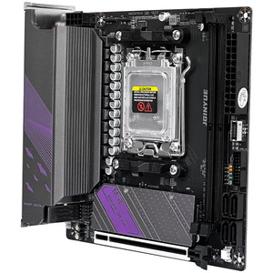 B650iナイトデビルマザーボードITXミニDDR5コンピューターAM5は7000シリーズCPUプレシジョンをサポートB650iナイトデビルマザーボード - Product Image 2