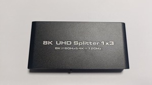 8K HDMI <strong>Splitter</strong> 3port <strong>1</strong> in 3 Out HDMI2.<strong>1</strong> <strong>Splitter</strong> for 3 Monitor Display HDCP2.3 Xbox PS4 <strong>Splitter</strong> HDMI