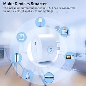 Toma de medición de interruptor WiFi inteligente Alexa voz remota estándar de EE. UU. estándar de EE. UU. 10A conexión directa - Product Image 6