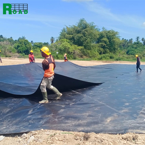 Yol balık yetiştiriciliği gölet liner plastik zemin tarps / <span class=keywords><strong>HDPE</strong></span> takviyeli geomembran su ürünleri yetiştiriciliği için dairesel tanklar