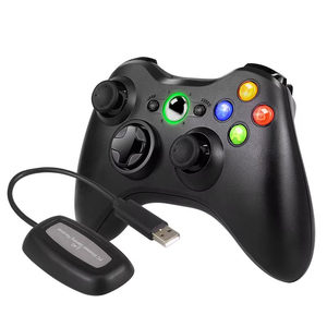 Veri kurbağa beyaz USB kablosuz oyun kolu Gamepad denetleyicisi için Xbox 360/360 ince Windows 10/11 PC oyunları ile uyumlu - Product Image 1