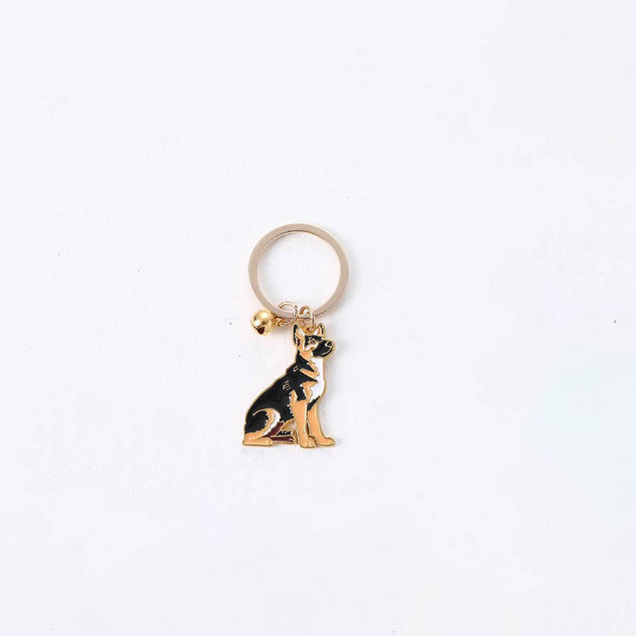 Cloche en or pour chien loup