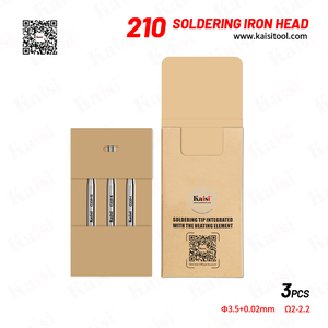 ในสต็อก! Kaisi C210 หัวแร้งพร้อม 1/3 ชิ้นเคล็ดลับหัวแร้งสําหรับซ่อมโทรศัพท์ DIY อเนกประสงค์อะไหล่หัวแร้งเคล็ดลับ - Product Image 5