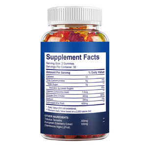 OEM Amélioration de la force des hommes Gummy Maca Rehausseur de libido adulte Suppléments à base de plantes pour les pilules d'agrandissement masculin - Product Image 2