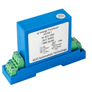 0.2%F.S AC Voltage Transducer <strong>Analog</strong> <strong>Output</strong> 4-20mA 0-5V DC AC Voltage <strong>Sensor</strong> Transmitter Industrial DC 0-500V Voltage Transducer