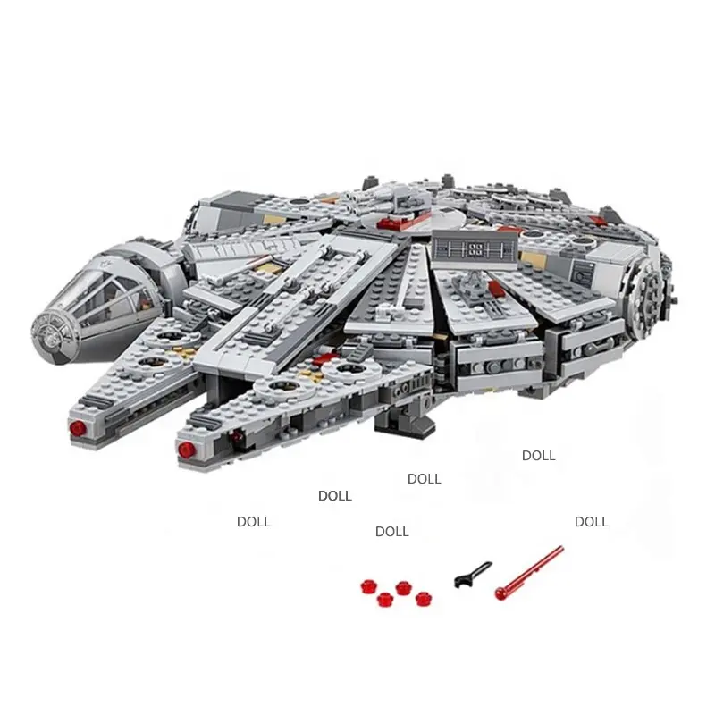 2024 Star Movie Wars blocs 1355 pièces Max Millenniumlys blocs de construction assembler ensemble de briques Compatible Star Legou Wars