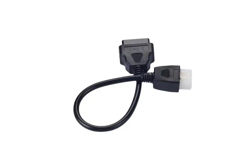 Customized OBD 2 female to motorcycle connection cable for motorcycle diagnostic cable